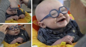 glasses-baby-sees-mother-first-time-smiles-leopold-wilbur-reppond