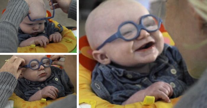 glasses-baby-sees-mother-first-time-smiles-leopold-wilbur-reppond